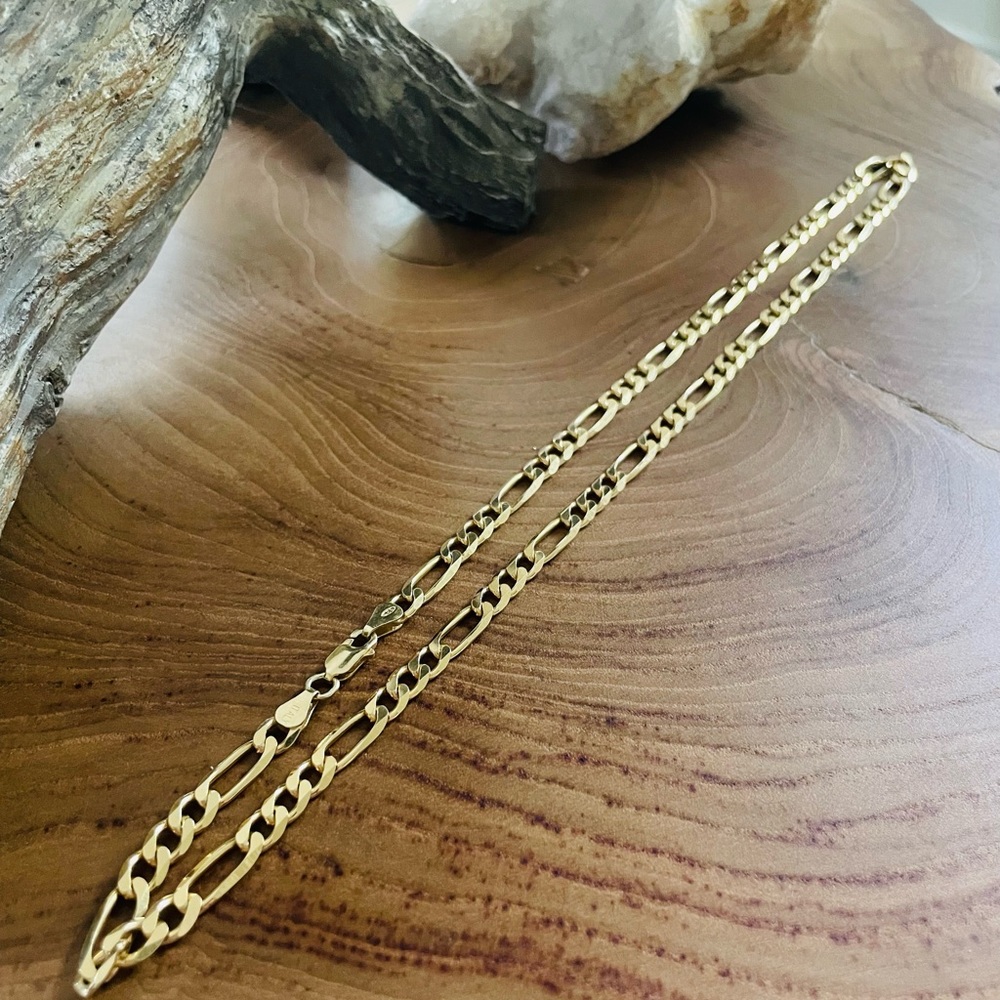 14k Gold Necklace Vermeil